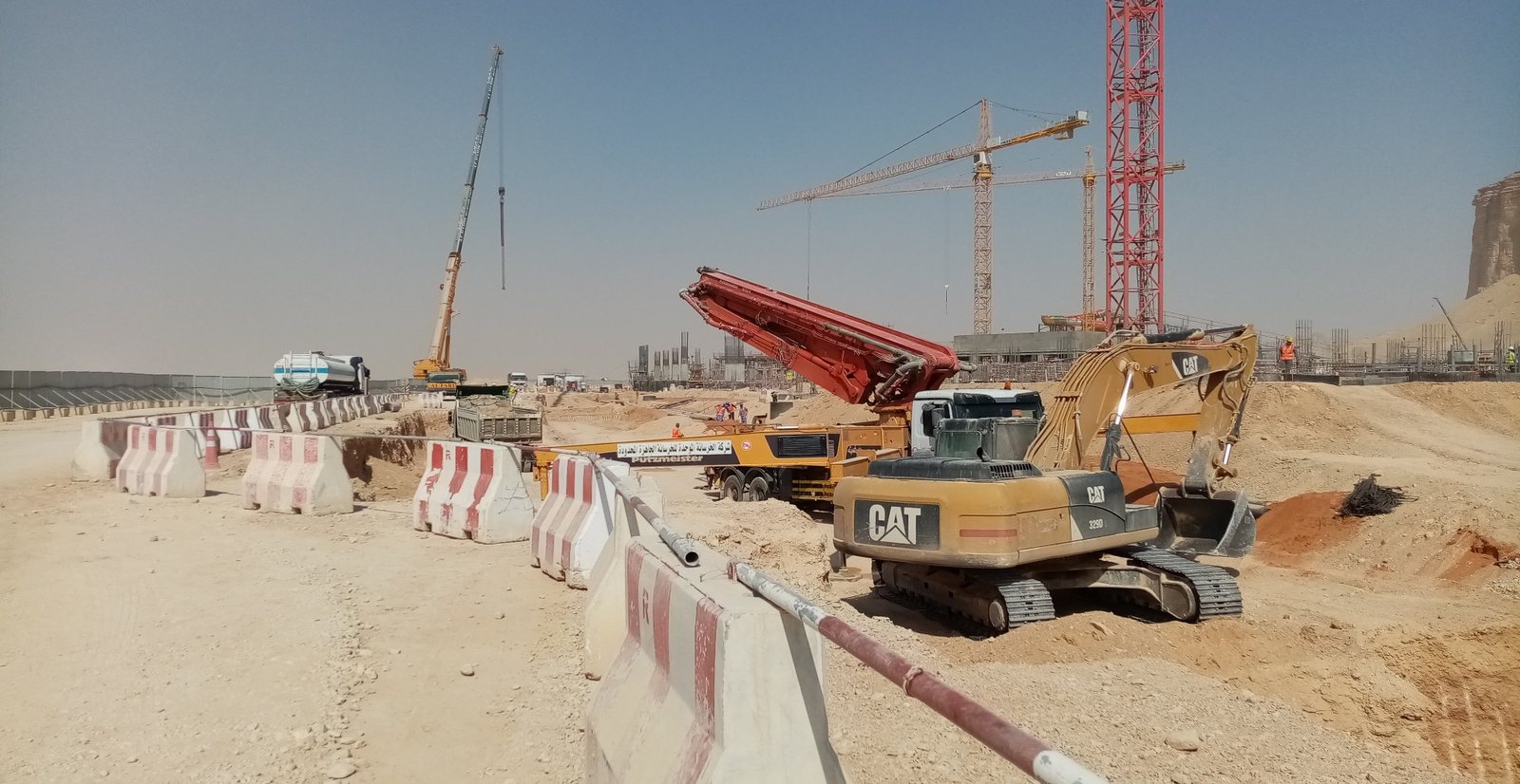 An Intelligent Horizon site under way in the Eastern Province