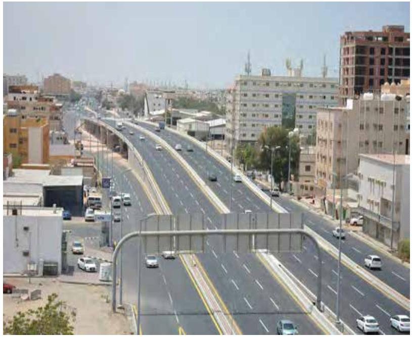 Bridge & Underpass at Pr. Majed Road — view 1