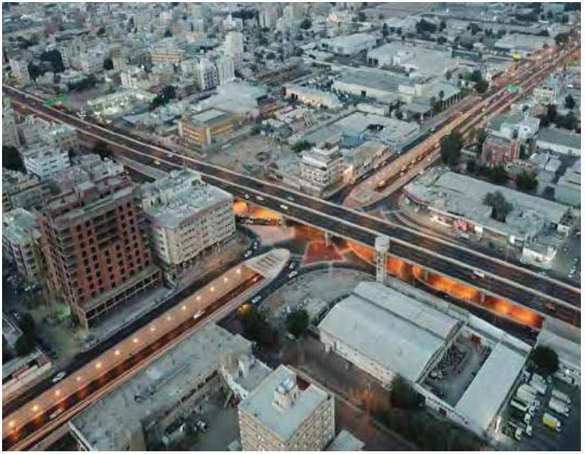 Bridge & Underpass at Pr. Majed Road — view 2